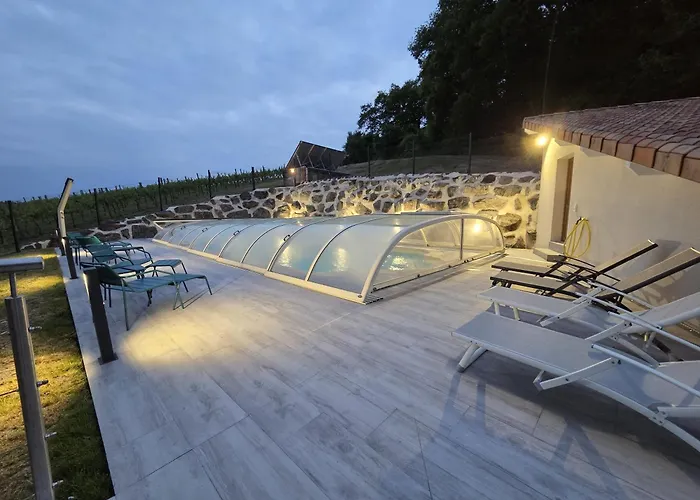 Le Des Pins Sur Les Vignes 木屋 *